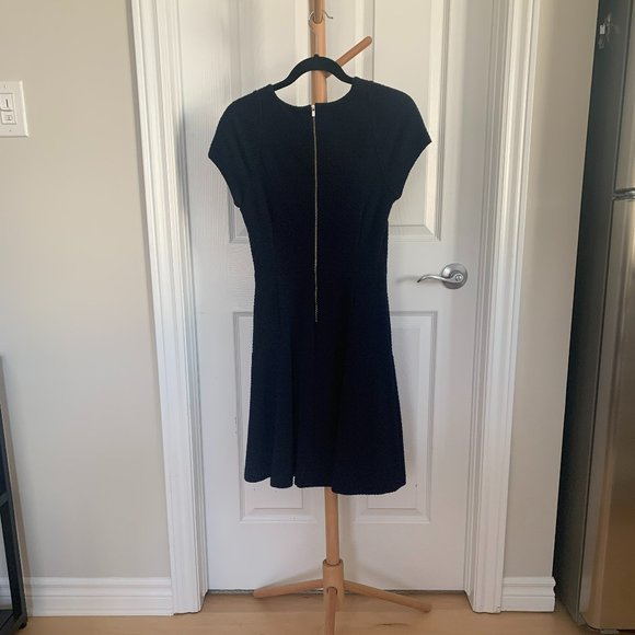Banana Republic Textured Work Dress, Size 4, Navy. - Picture 2 of 4